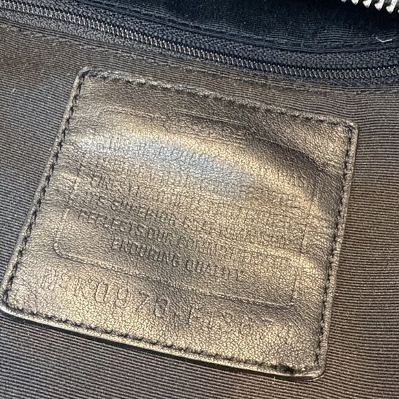 Coach Crossbody Bag Purse Handbag Signature Lurex Stripe File Swing Pack Bag - Picture 13 of 16